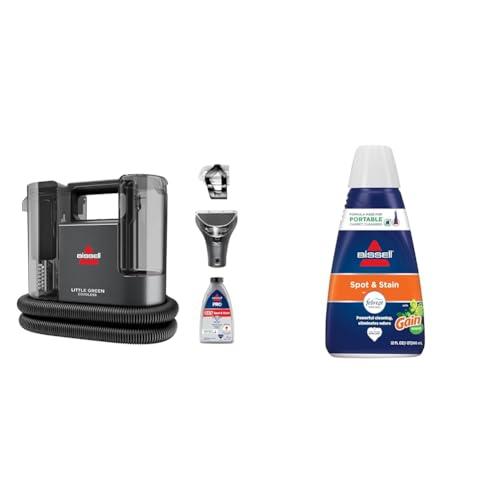 BISSELL® Little Green® Cordless Multi-Purpose Portable Deep Carpet and Upholstery Cleaner, 3682 + Spot &amp; Stain with Febreze + Gain Original Scent Formula