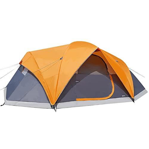 amazon basics Polyester 8 Person Family Tent, Multicolor