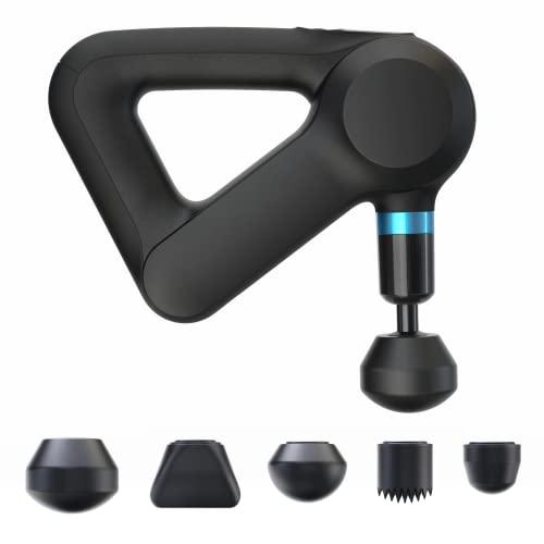 Theragun Elite - Handheld Electric Massage Gun - Bluetooth Enabled Percussion Therapy Device for Athletes - Powerful Deep Tissue Muscle Massager with QuietForce Technology - (Black - 5th Generation)