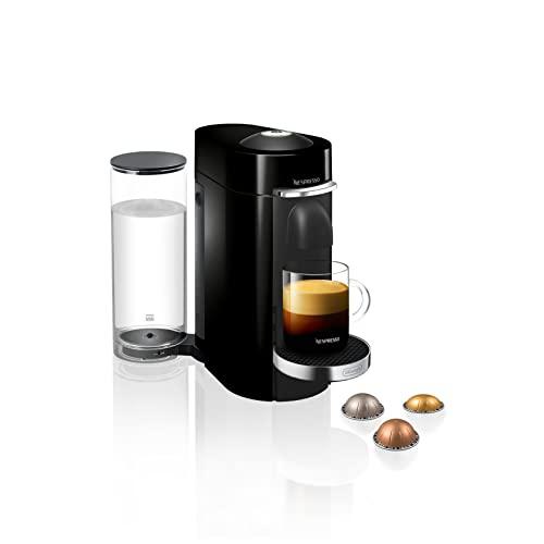 Nespresso VertuoPlus Coffee and Espresso Machine by De&#39;Longhi, Black Matte