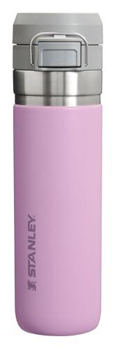 Stanley Quick Flip GO Water Bottle 24 OZ / 0.71 L | Push Button Lid | Leakproof &amp; Packable for Travel &amp; Sports | Insulated Stainless Steel | BPA-Free | Lilac 2.0