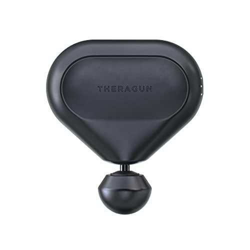 TheraGun Mini - Handheld Electric Massage Gun - Compact Muscle and Deep Tissue Treatment for Any Athlete On The Go - Portable Percussion Massager with QuietForce Technology - 4th Generation - Black