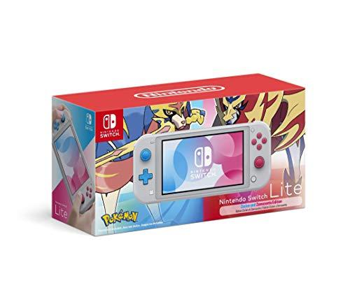Nintendo Switch Lite - Pokemon Sword and Shield Edition - Light Gray (HDH-001) (Renewed)