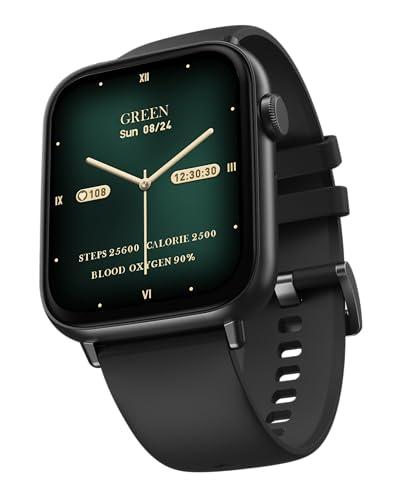 Fire-Boltt Ninja Call Pro Max 2.01” Display Smart Watch, Bluetooth Calling, 120+ Sports Modes, Health Suite, Voice Assistance (Black)