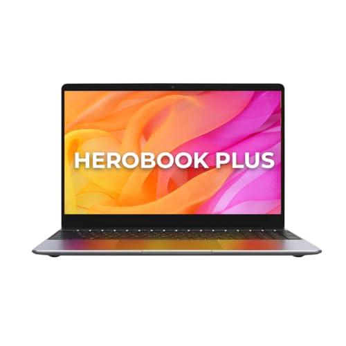 Chuwi HeroBook Plus 15.6&#34; FHD Laptop, Intel Celeron N4020 Dual Core Processor Upto 2.80GHz, 8GB RAM, 256GB SSD, Intel UHD Graphics, Windows 11,WiFi 6,Webcam,BT 5.2,HDMI Port,38Wh, 1.74kg (Iron Gray)