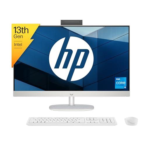 HP All-in-One PC 13th Gen Intel Core i5 27&#34; (68.6cm) FHD 16GB RAM, 1TB SSD, Intel UMA Graphics, 710 White Wireless Keyboard and Mouse Combo (Windows 11 Home, MSO 21, Shell White, 6.72 Kg) 27-cr0407in