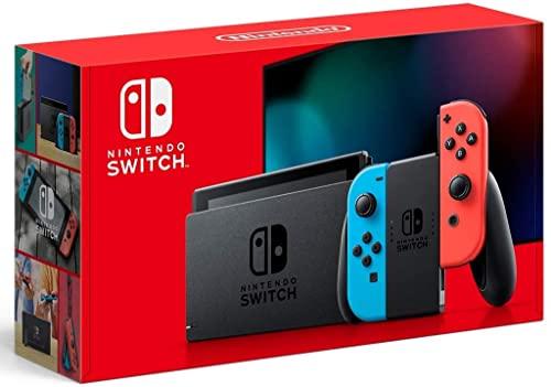         Nintendo Switch System with Neon Blue and Neon Red Joy-Con       