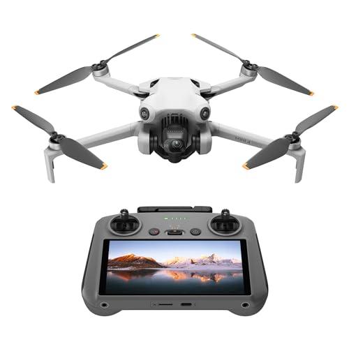 DJI Mini 4 Pro (DJI RC 2), Drones with Camera for Adults 4K, Under 0.549 lbs/249 g, 34 Mins Flight Time, 20km Max Video Transmission Distance, Omnidirectional Vision Sensing, Mini Drone for Beginners