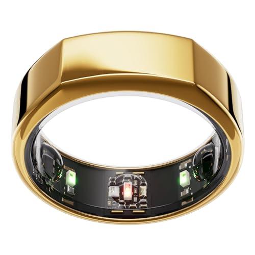 Oura Ring Gen3 Heritage - Gold - Size 6 - Smart Ring - Size First with Oura Ring Gen3 Sizing Kit - Sleep Tracking Wearable - Heart Rate - Fitness Tracker - 5-7 Days Battery Life