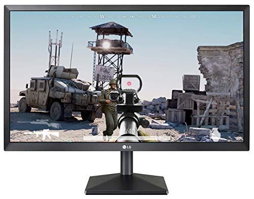LG Full Hd - 22Mk400H, 22 Inches (55 Cm) 1920 X 1080 Pixels, LCD Gaming Monitor - 1Ms, 75Hz, Full Hd, AMD Freesync, Va Panel Monitor, Hdmi &amp; Vga Port (Black)