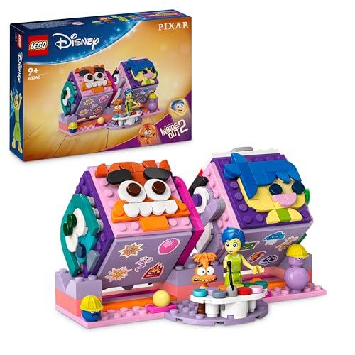 LEGO Disney Pixar Inside Out 2 Mood Cubes Playset, Building Toy for 9 Plus Year Old Girls &amp; Boys, Includes Character Mini-Doll Figures from the Film, Fun Gift to Share Emotions like Joy 43248
