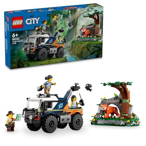 LEGO City Jungle Explorer Off-Road Truck Toy 60426 Building Blocks Toys for 6+ Gift for Boys and Girls