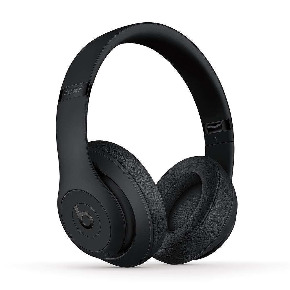         Beats Studio3 Wireless Noise Cancelling Over-Ear Headphones - Apple W1 Headphone Chip, Class 1 Bluetooth, 22 Hours of Listening Time, Built-in Microphone - Matte Black       