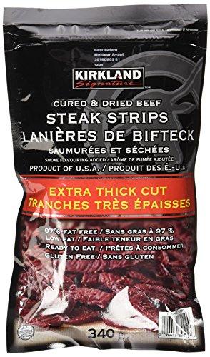 Kirkland Signature Steak Strips Extra Thick Cut -340g (Pack of 1)