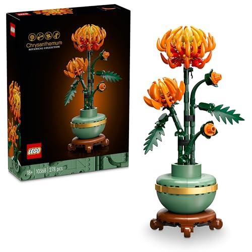 LEGO Icons Chrysanthemum Flower Decor Building Set 10368 Building Blocks for 18+ Gift