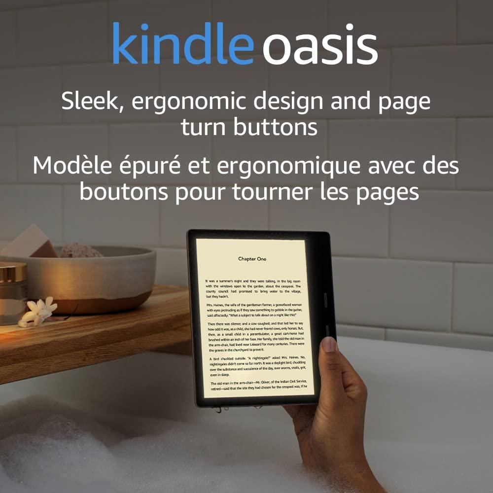         Kindle Oasis – With 7” display and page turn buttons - 8 GB, Wi-Fi       