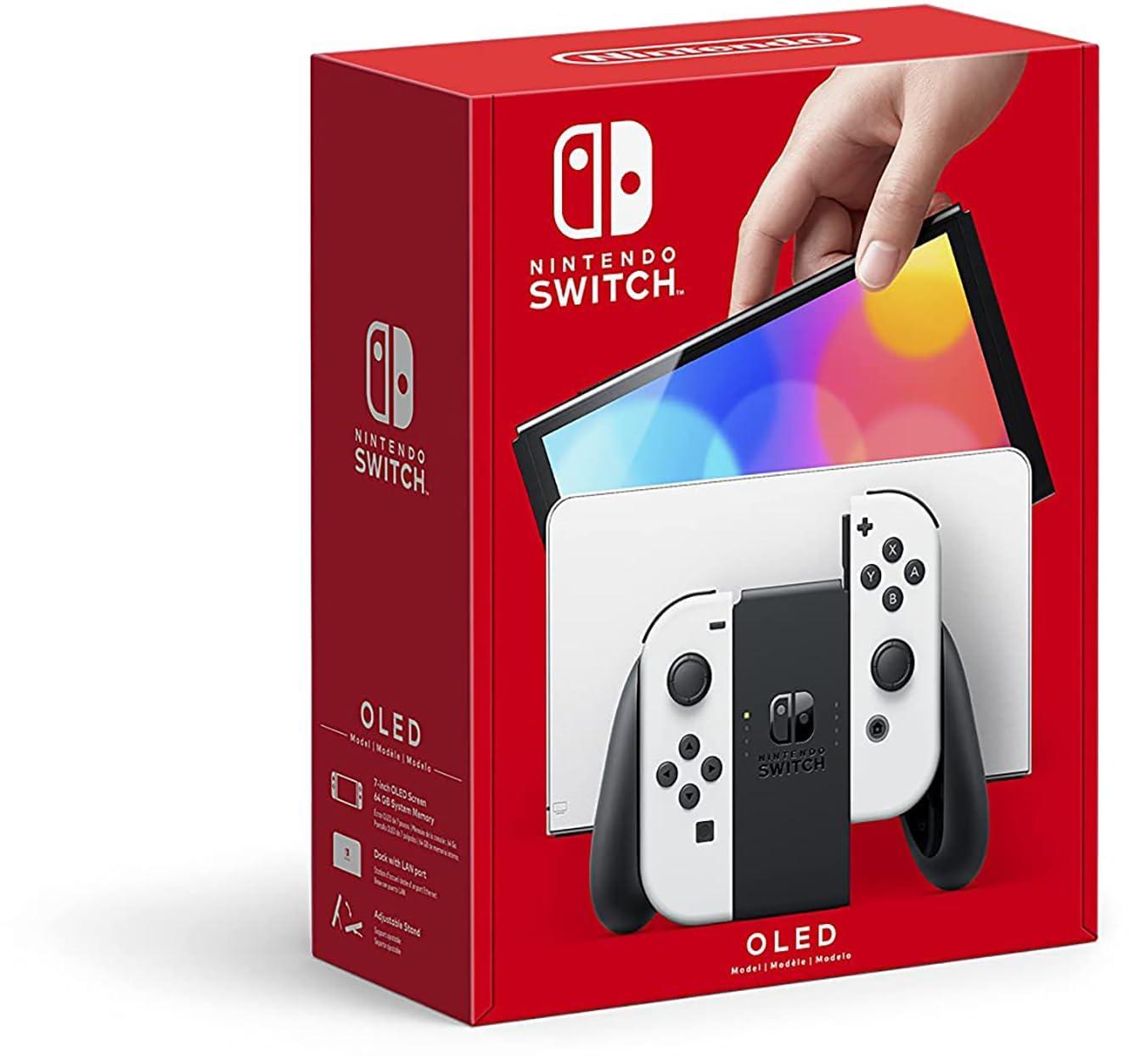         Nintendo Switch OLED Model w/ White Joy-Con (Renewed)       