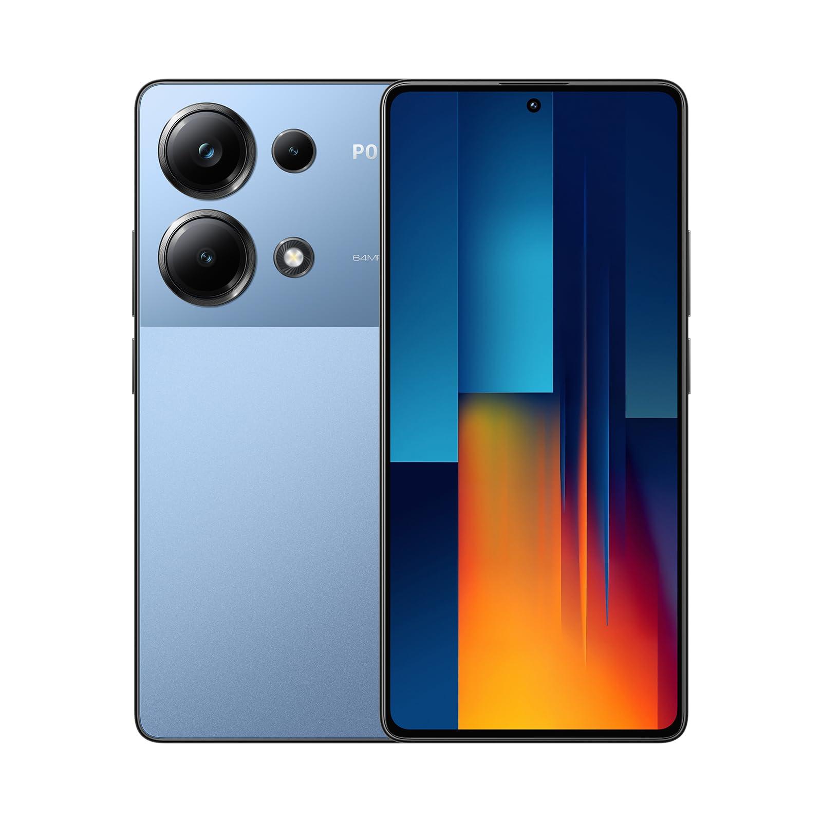         POCO M6 Pro Blue - Smartphone 12+512GB, Helio G99, 64MP triple camera, 6.67" Flow 120Hz AMOLED display, 5000mAh, 67W turbo charging (UK Version + 2 Years Warranty)       