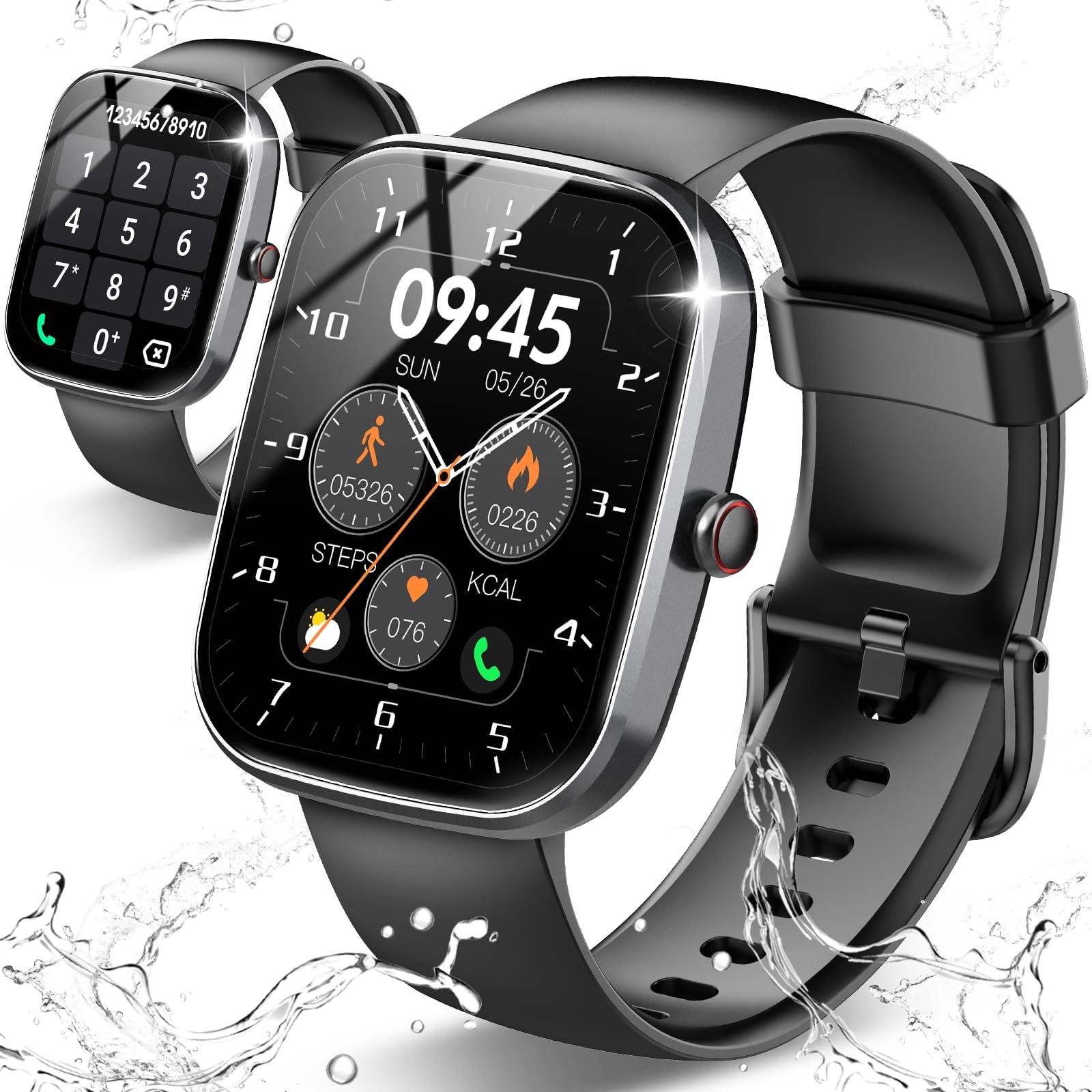         Csasan 2024 Smart Watch,1.91" Touch Smart Watches for Men Women Answer/Make Calls, 110+ Sports Modes with Sleep Heart Rate Monitor, Step Counter, IP68 Waterproof Fitness Watch for Android IOS       