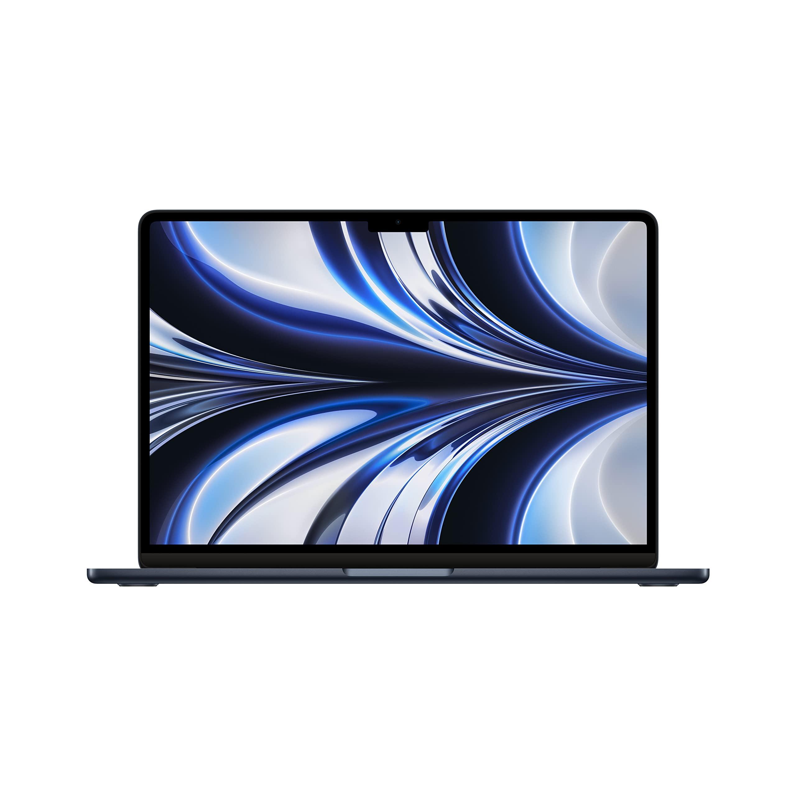         Apple 2022 MacBook Air Laptop with M2 chip: 13.6-inch Liquid Retina Display, 8GB RAM, 256GB SSD Storage, Backlit Keyboard, 1080p FaceTime HD Camera. Works with iPhone and iPad; Midnight       